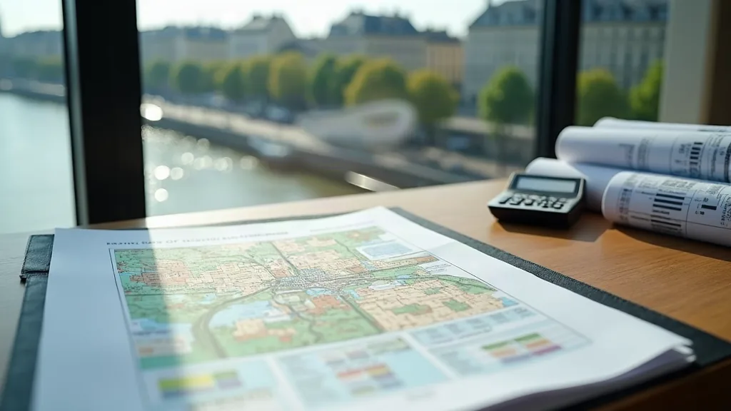 Suresnes a-t-elle des secteurs sensibles ? Ce que disent vraiment les données Documents d'urbanisme et carte des risques consultés dans un bureau avec vue sur la Seine à Suresnes