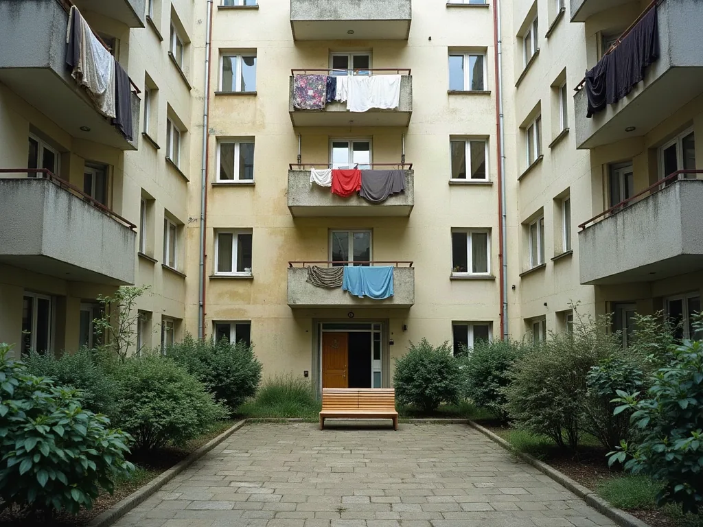 Quartiers de Pau à éviter : ce que révèlent vraiment les chiffres Immeuble d'habitat social dans un quartier de Pau en après-midi